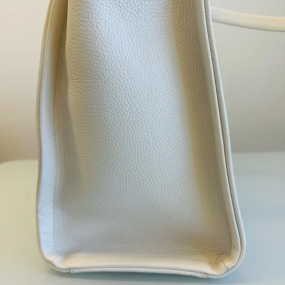 Marc Jacobs The Leather Large Tote Bag – Cream White (Excellent/like new) - Picture 5 of 11